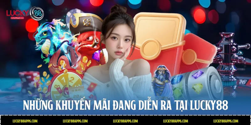 Những khuyến mãi đang diễn ra tại Lucky88